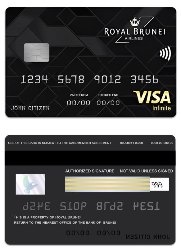 Brunei Baiduri Bank Royal Brunei Visa Infinite Credit Card